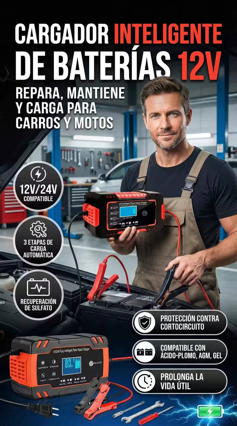 PowerShield 12V/6A - Super Iniciador para baterías