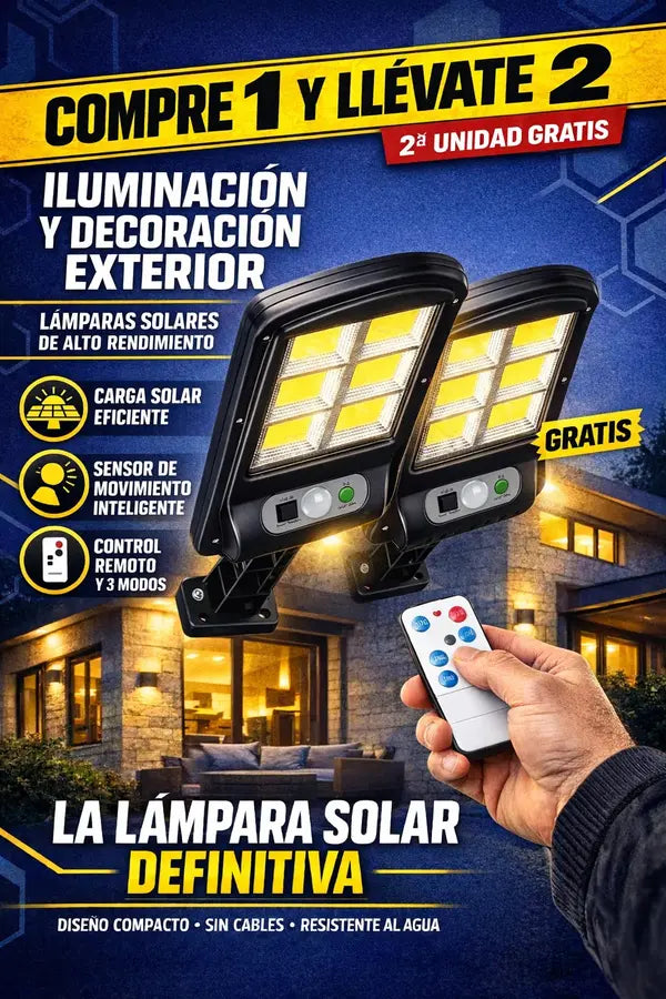 Compre 1 y LLÉVATE 2 - Solarium LED - Reflector Solar Inteligente