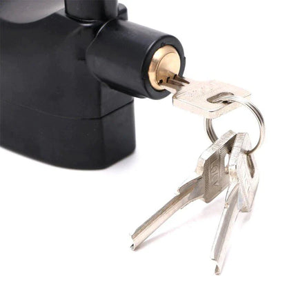 Candado con Alarma – Resistente al Agua, Ideal para Motos, Bicicletas o Puertas