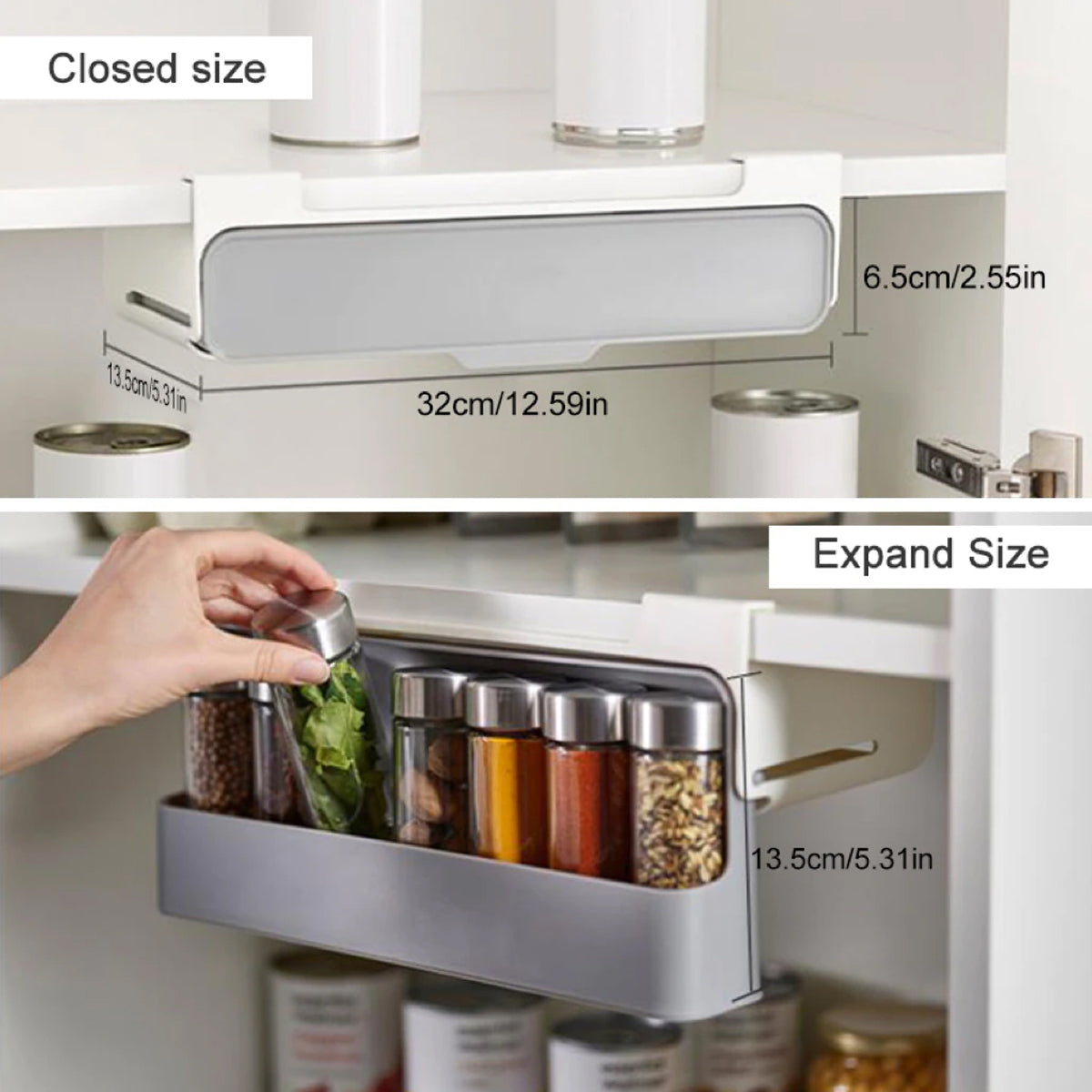 Estante Organizador Sin Taladrar para tu Cocina o Bar